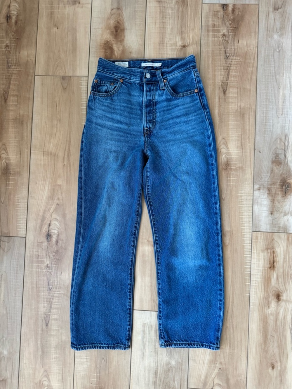 Levi's Ribcage Straight Ankle Jeans - Size 24